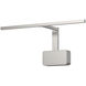 Vega Minor Picture 14 watt 17.13 inch Brushed Nickel Picture Light Wall Light